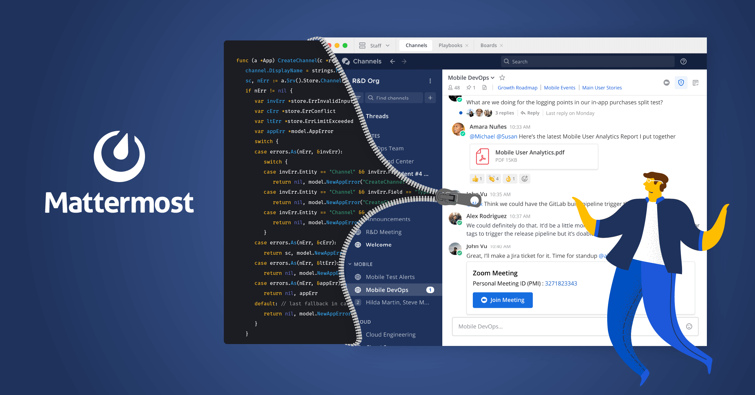 Recursos do Mattermost